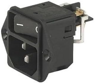 SCHURTER DC11.0001.001 CONN, IEC POWER ENTRY MODULE, PLUG, 12A