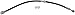 Dorman H621904 Front Driver Side Brake Hydraulic Hose Compatible with Select Nissan Models