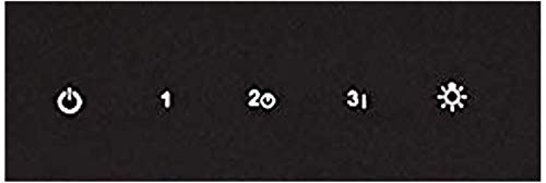 Image of Faber 3 way suction, 60 cm 1095 m /hr curved glass Kitchen Chimney (HOOD FEEL 3D T2S2 BK TC LTW 60, Baffle Filter, Touch Control, Black)