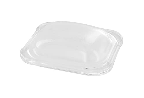 Dekarox Lampenabdeckung Lampenglas 110x88mm für Bosch Siemens 187384 00187384 174079 00174079 für Lampe in Backofen Herd