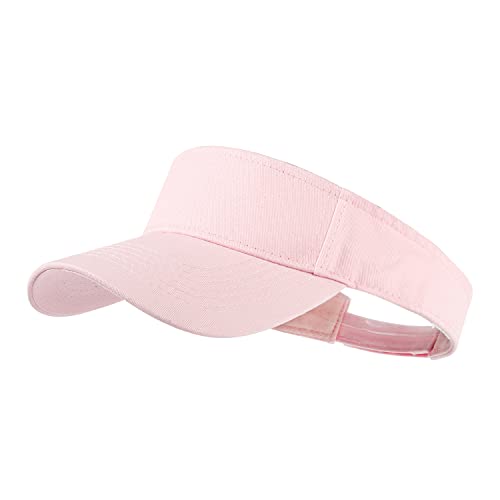 Image of HH HOFNEN Sports Sun Visor Hats Cotton Twill Ball Adjustable Sun Caps for Men Women