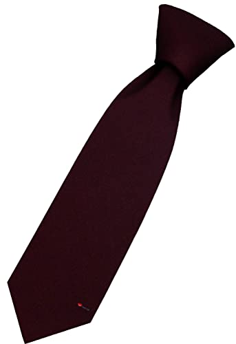Cravate en laine I LUV LTD bordeaux pour costume homme au quotidien