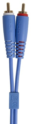 UDG Ultimate Cable (RCA Straight - RCA Angled) Blue 3m - Image 4