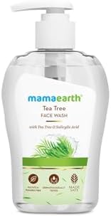 MAMAEARTH Tea Tree Face Wash with Tea Tree & Neem 8.45 Fl Oz (250ml)