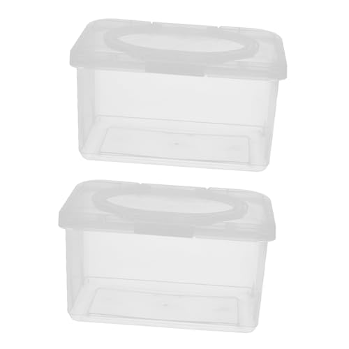 2pcs Baby Wipes Dispenser Holder Portable Large Capacity Pp Material for Bathroom Stroller or Crib image 4