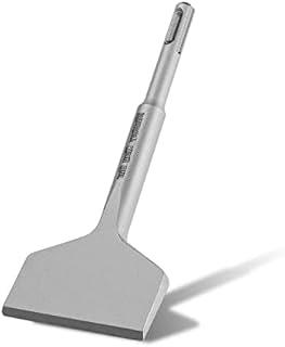 Monkey King Bar SDS Plus Wide Chisel 165mm x 75mm,15° Angled Wide Bent Chisel Scraper,Tile Remover Tool Wall and Floor Scraper Works