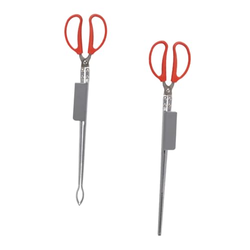 ULTECHNOVO 2 pezzi Pinze Antiscivolo per Aragosta e Granchio in Acciaio Inossidabile con Pinza per Pesce Utensile Multifunzionale da Cucina per Pesce e Crostacei Manico Ergonomico Resistente