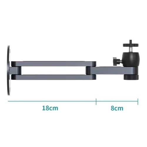 Soporte proyector pared aluminio universal 1/4 percha techo capacidad 10 kg 3