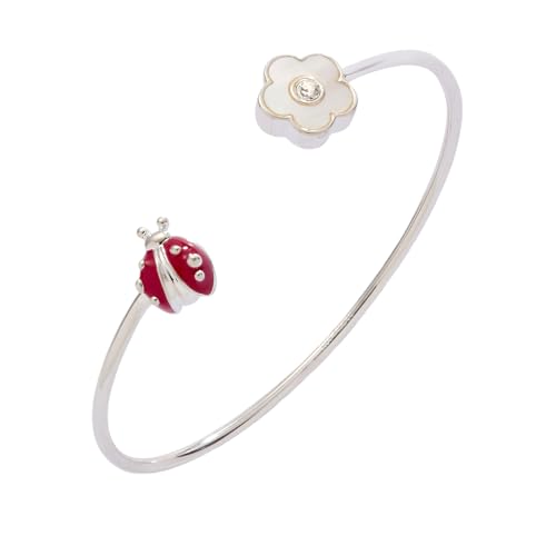 Alex and Ani Ladybug and Daisy Flex Cuff