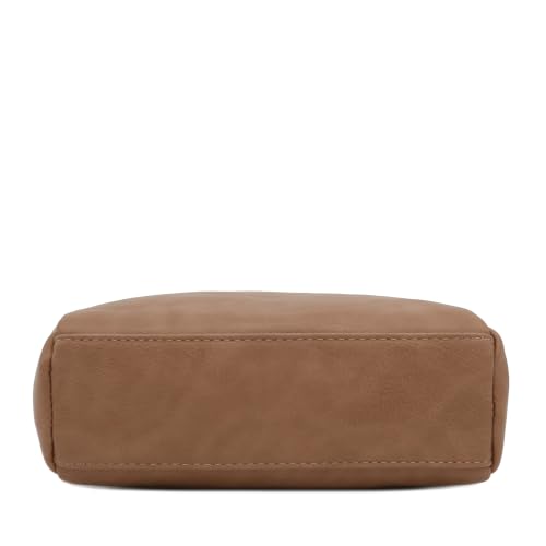 Image of FashionPuzzle Triple Zip Small Crossbody Bag