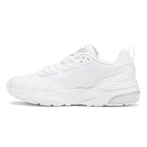 PUMA Womens Vis2k Lace Up Sneakers Shoes Casual - White3
