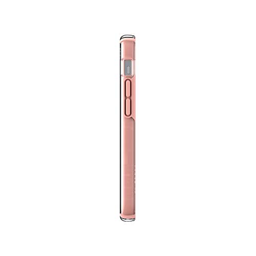 Speck Products Presidio Perfect-Clear Impact Geo iPhone 12 Mini Case, Clear/Rosy Pink (138479-9356) - image 3