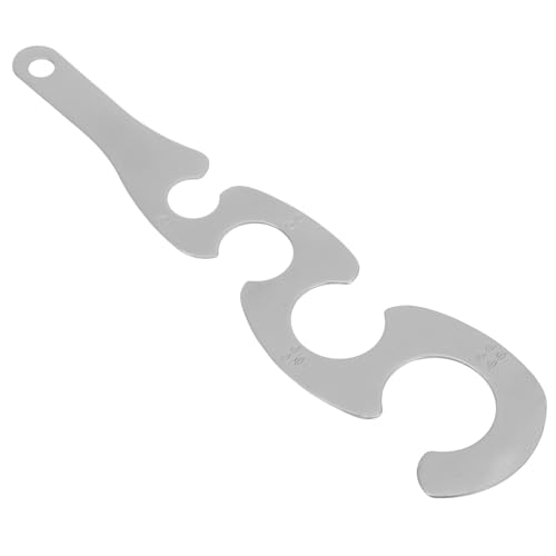 BRIGHTFUFU Pasta Measuring Tool Noodles Ruler Pasta Portion Tool Spaghetti Measuring Tool Pasta Ruler Spaghetti Measuring Device Cooking Measure Ruler Pasta Tester Silver Stainless Steel