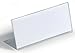 Produktbild Durable Tischnamensschild aus Acryl - L-Form, HxB 61 x 150 mm - VE 30 Stk - Namensschild Schild Tischschild Tischschilder