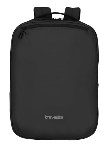 travelite zaino per il bagaglio a mano, scomparto per laptop da 13 pollici, zaino idrorepellente con funzione di aggancio, 40 cm, 12 litri, 400 grammi