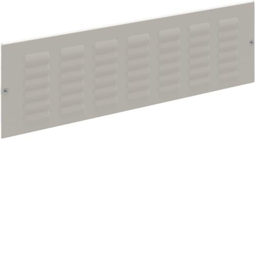 Panel frontal metálico ranurado cuadro de 800x100 mm para armarios de distribución eléctrica