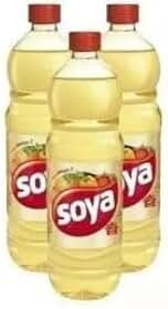 Soya Óleo Vegetal, 900 ML, Pacote com 3 Unidades
