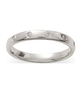 Alliance Or 18 carats et Diamants LOREA 56, le reflet d'un amour éternel