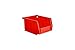 Durham PB30210-17-PKG Plastic, Hook-On-Bin, 4 X 5 X 3, Red, PKG OF 24