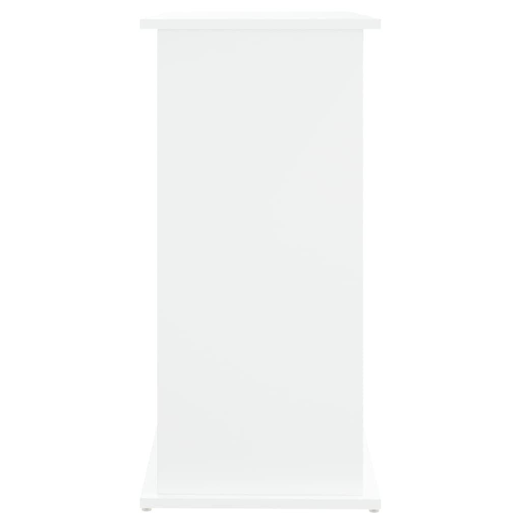 Tomostar Support pour Aquarium, Meuble pour Aquarium Meuble de Base Table d'aquarium blanc 81x36x73 cm bois d'ingénierie