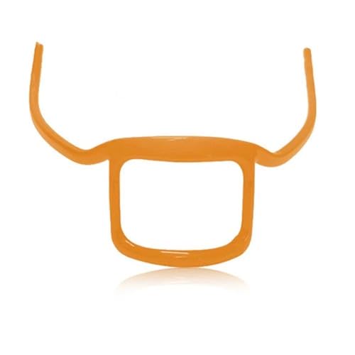 Beard Styling Template Goatee Mustache Grooming Guide Stencil Lineup Tool Shaving Template for Men Face Hair Styling Hairline Shaping Orange