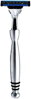 Taconic Shave's Heavyweight Chrome Gillette Sensor Compatible Razor - One Razor Blade Included