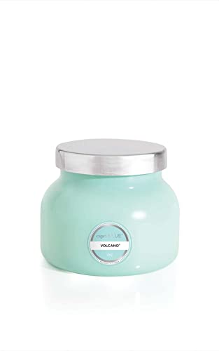 Capri Blue Volcano Scented Candles - Luxury Glass Jar Candles for Home Scented with Tropical Fruit & Sugared Citrus - Soy Wax Blend - Capri Blue Volcano - Aqua Color (8 oz)