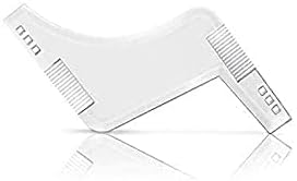 KAVIN Beard Shaper Tool Comb Shaving Template Moustaches Grooming Item For Boys And Men Pack Of 1 (Transparent)