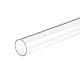 sourcing map PVC Transparent Rohr, Innendurchmesser 14mm Durchmesser 18mm LÄNGE 305mm Acryl Kunststoffrohr für Lampenbau, Stehlampen, Möbel