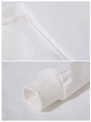 LNICEAR Kids Boys Girls Crewneck Sweatshirts Cotton Casual Solid T-Shirt Pullover Tops Long Sleeve Sport Jumper3