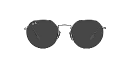Ray-Ban RB8165 Jack Titanium Round Sunglasses
