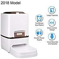 Docamor 6L Automatic Pet Feeder Dogs Cats Food Dispenser with Voice Recorder and Speaker,Timer Programmable,Infrared Sensor…