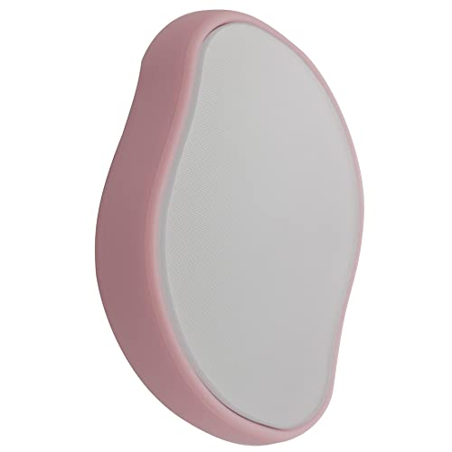 TRIXES Borrador de pelo de cristal exfoliante para piel suave, color rosa claro