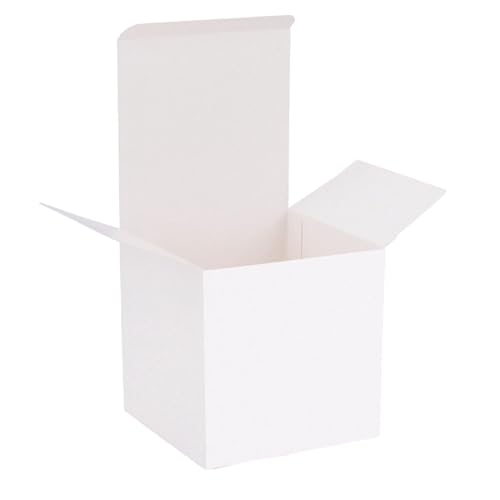 FDDSHOP 24 Scatole Bomboniere 10x10 x10cm Scatoline Regalo