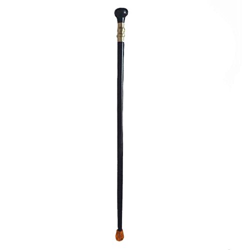 Bastón de madera tallado a mano con ciervo exclusivo de 89 cm para senderismo y paseo
