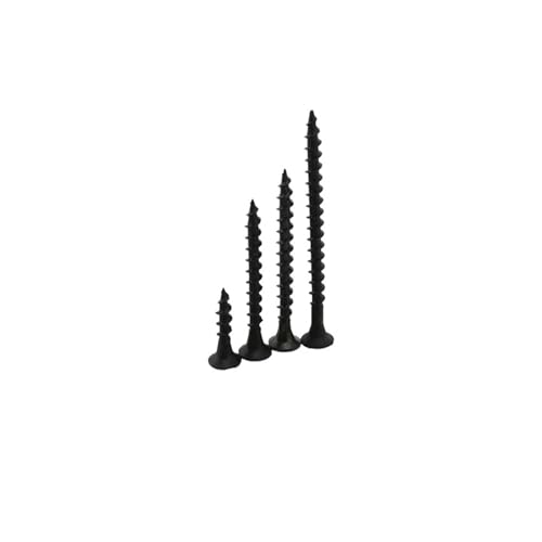 20PCS M4 L=15-70mm Carbon Steel Cross Countersunk Flat Head Fast Self-tapping Screw Fiber Nail Wood Screw Fastener(Black Zinc,M4x30mm)