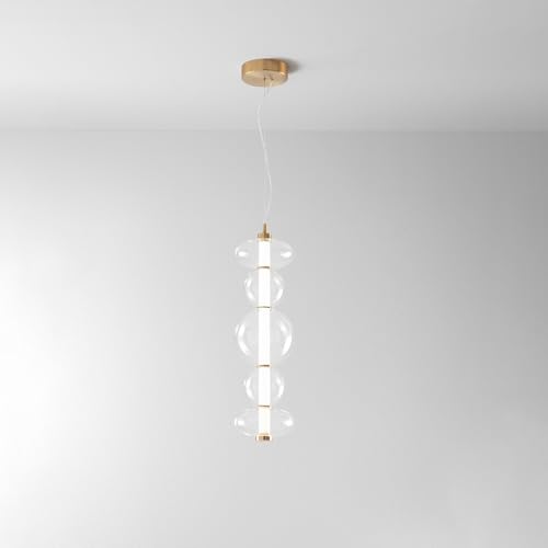 Suspension LED 5 lumières Perenz pour illuminer un salon sombre