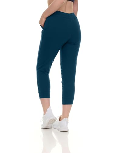 Sexy Basics French Terry Jogger Pants|Cotton Comfort | Capri Length Drawstring Sweat Pants | Multi Packs & Colors3