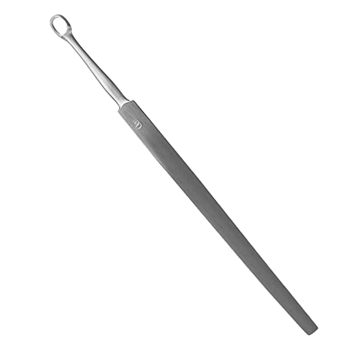 DEXSUR Fox Dermal Curette 3 mm Round Dermatology Scrape Instruments Stainless Steel