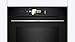 Bosch HMG778NB1 Einbau-Backofen Serie 8, Integrierbarer Backofen 60 x 60cm, Mikrowellenfunktion, digitaler Bedienring, TFT-Touchdisplay Pro, Heißluft sanft, Boost-Funktion, Schwarz