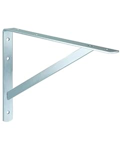 Gedotec Schwerlastwinkel ATHENA 1 Stück Regalwinkel I Tiefe 250 mm I Schwerlastkonsole verzinkt, Grau I Wandhalterung Regal Tragkraft 300 kg I Winkel Metall massiv | Regalträger | Wandmontage Konsole