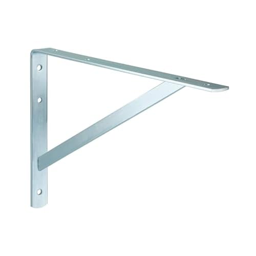 Gedotec Schwerlast-Konsole Metall Regalträger Winkel-Konsole verzinkt - Athena | Tiefe 495 mm | Schwerlastträger Tragkraft 200 kg | Regalhalter Stahl massiv | 1 Stück Regalkonsole für die Wandmontage