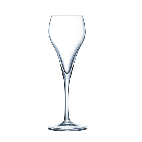 Arcoroc H8466 Flûte à Champagne Brio, Verre Ultra Transparent, 9,5 cl