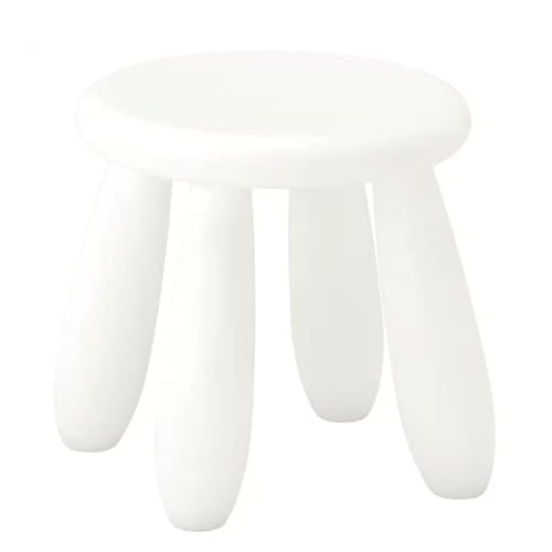 Image of Kids Step Stool, Kindergarten Study Stools, Lightweight Footstools are Sturdy and Durable, Very Suitable for Use in The Kitchen, Bathroom and Bedroom (White)