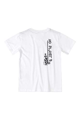 Conjunto Camiseta Malha e Bermuda Moletom, Quimby, meninos, Branco, 12