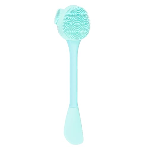 VOCOSTE Cepillo de Limpieza Facial de Silicona Multifuncional y Portátil para Masajes y Cuidado Facial, 6.30'x1.57' Verde