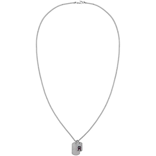 Collier Tommy Hilfiger acier TJ2790465 chaîne maille acier inoxydable bijoux homme tendance