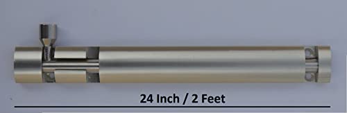 Image of DHAKAD Tower Bolt Stainless Steel ZYLO (24 Inch, Pack of 6 PCS)