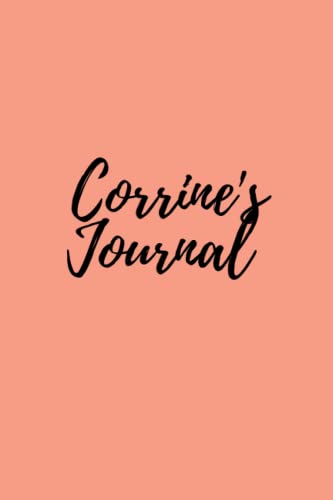 Corrine's Journal: Write down your goals in this book and watch them manifest