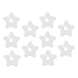 Kabeldurchführung,10 Stück Silikon Kabeldurchführung - Sternförmige Kabelmanagement Durchführung - Für Wohnzimmer Büro Haushalt